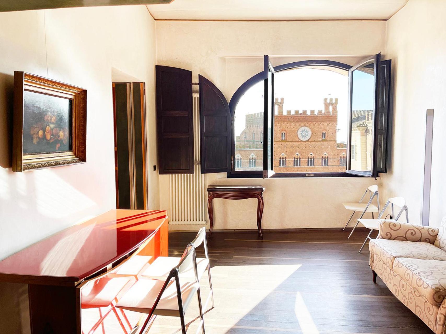 Il Campo 8: Piazza Del Campo Leilighet Siena Eksteriør bilde